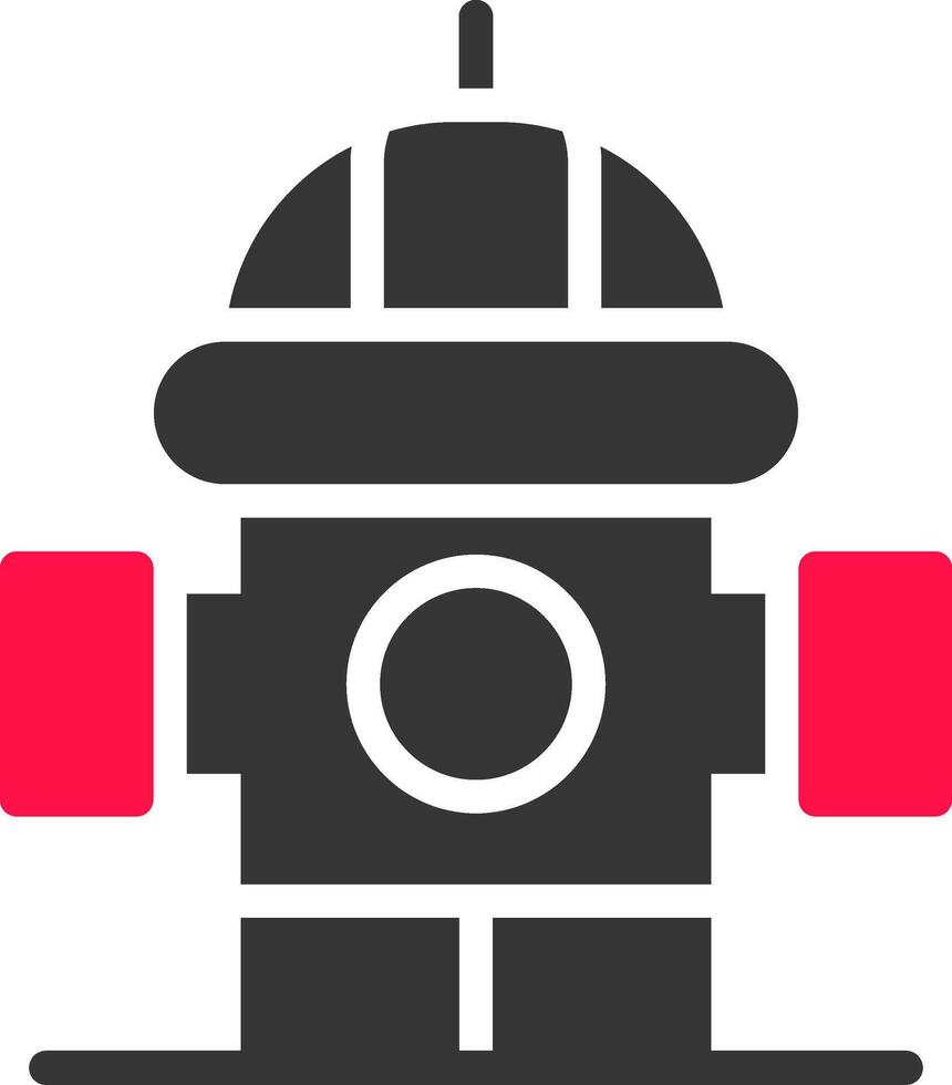 Fire Hydrant Creative Icon Design vector