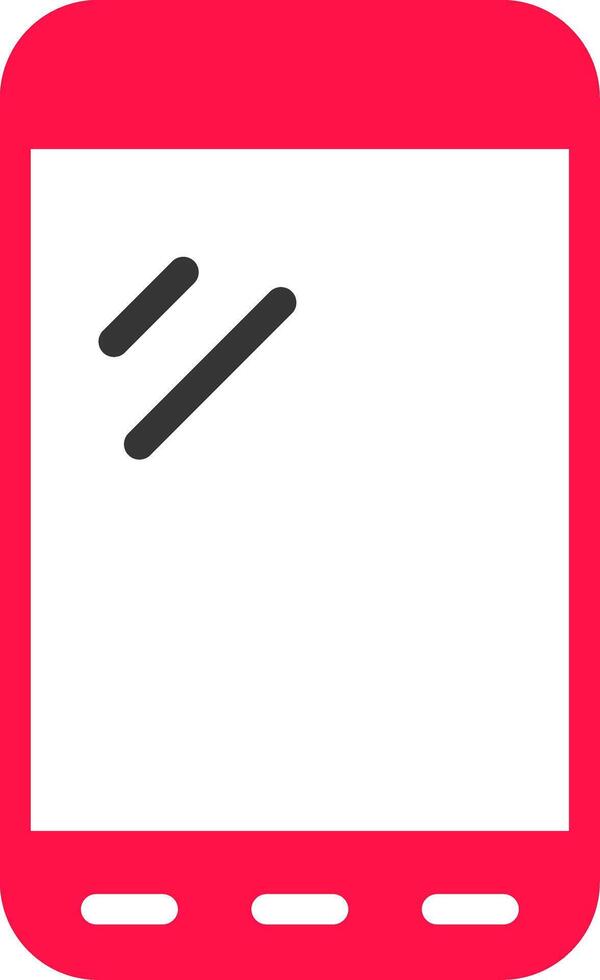 Glyph Red and Yellow Gradient vector