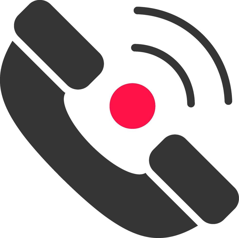 Phone Receiver Creative Icon Design vector