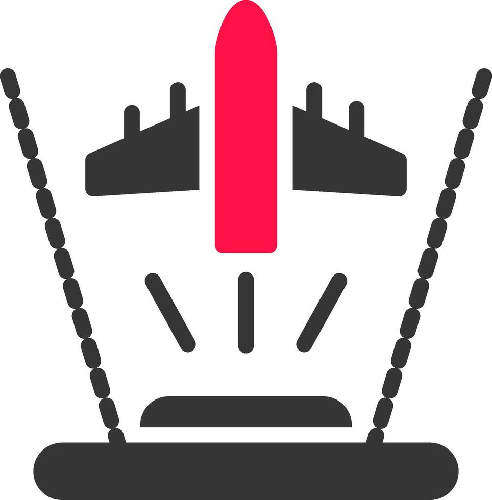 Ar Flight Training Creative Icon Design vector