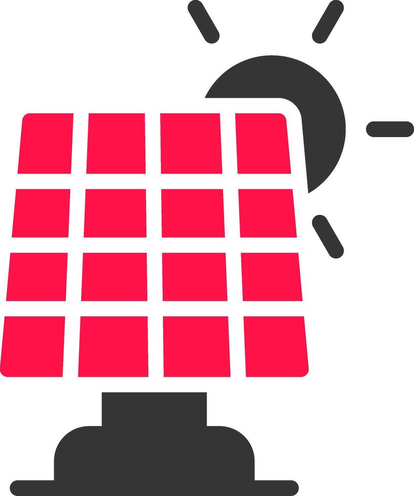 Solar Panel Creative Icon Design vector