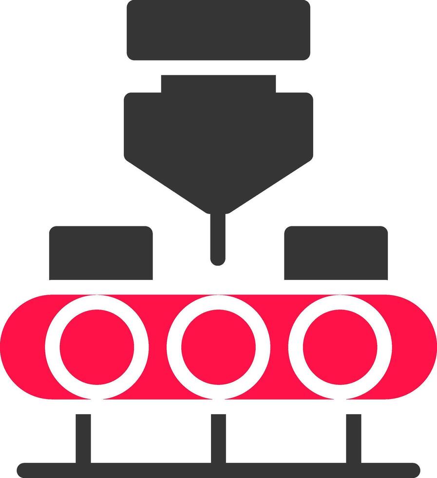 Conveyor Belt Creative Icon Design vector