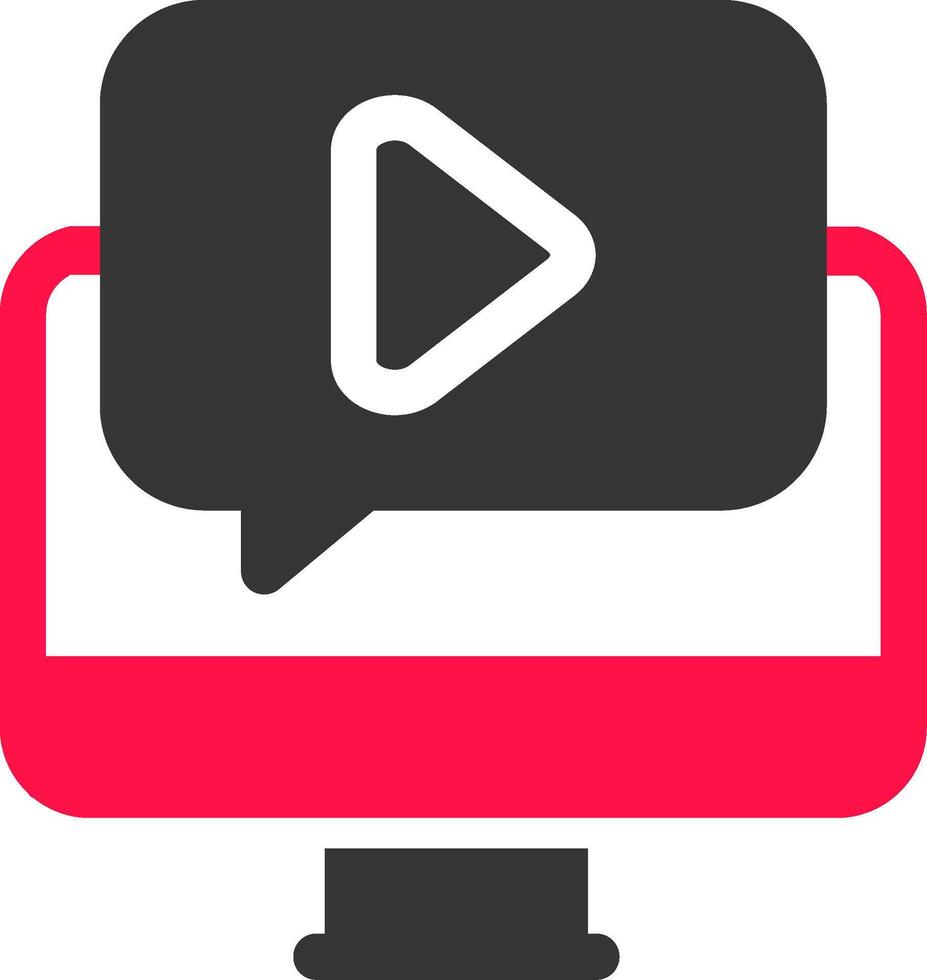 Video Tutorial Creative Icon Design vector