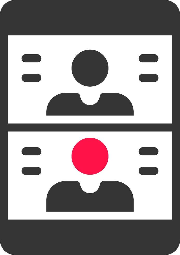 Videocall Creative Icon Design vector