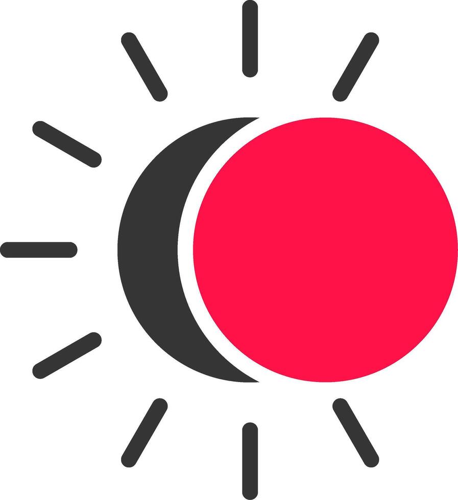 Eclipse Creative Icon Design vector
