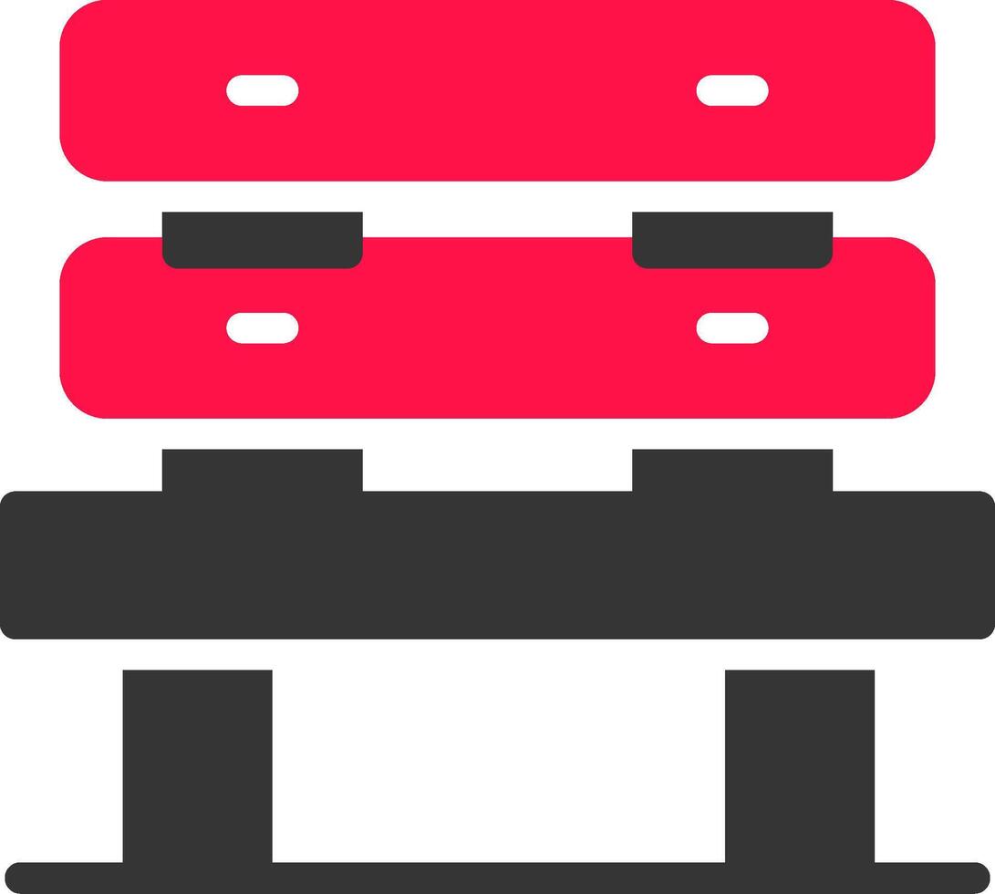 Bench Creative Icon Design vector