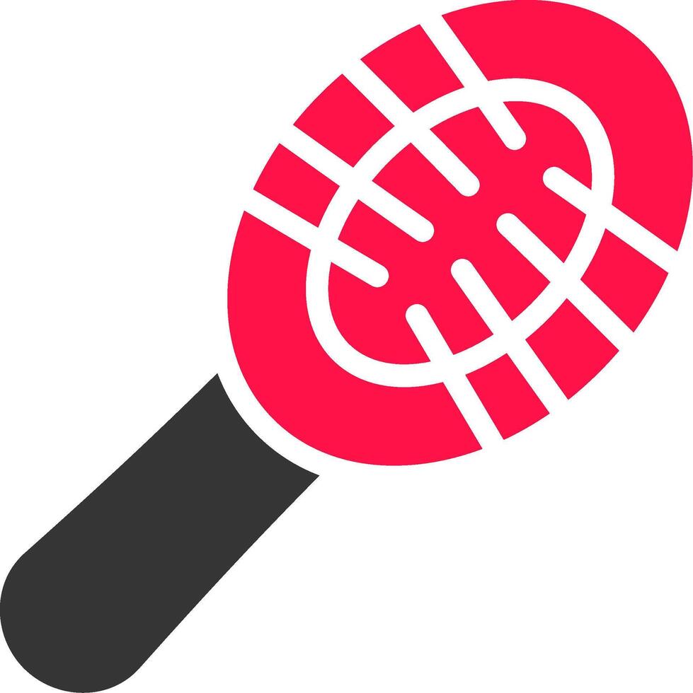 Hairbrush Creative Icon Design vector