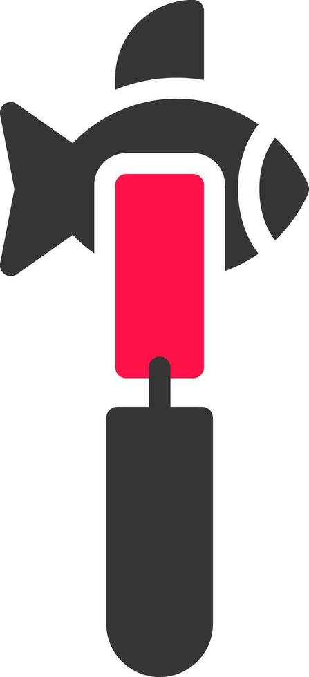 Fillet Knife Creative Icon Design vector
