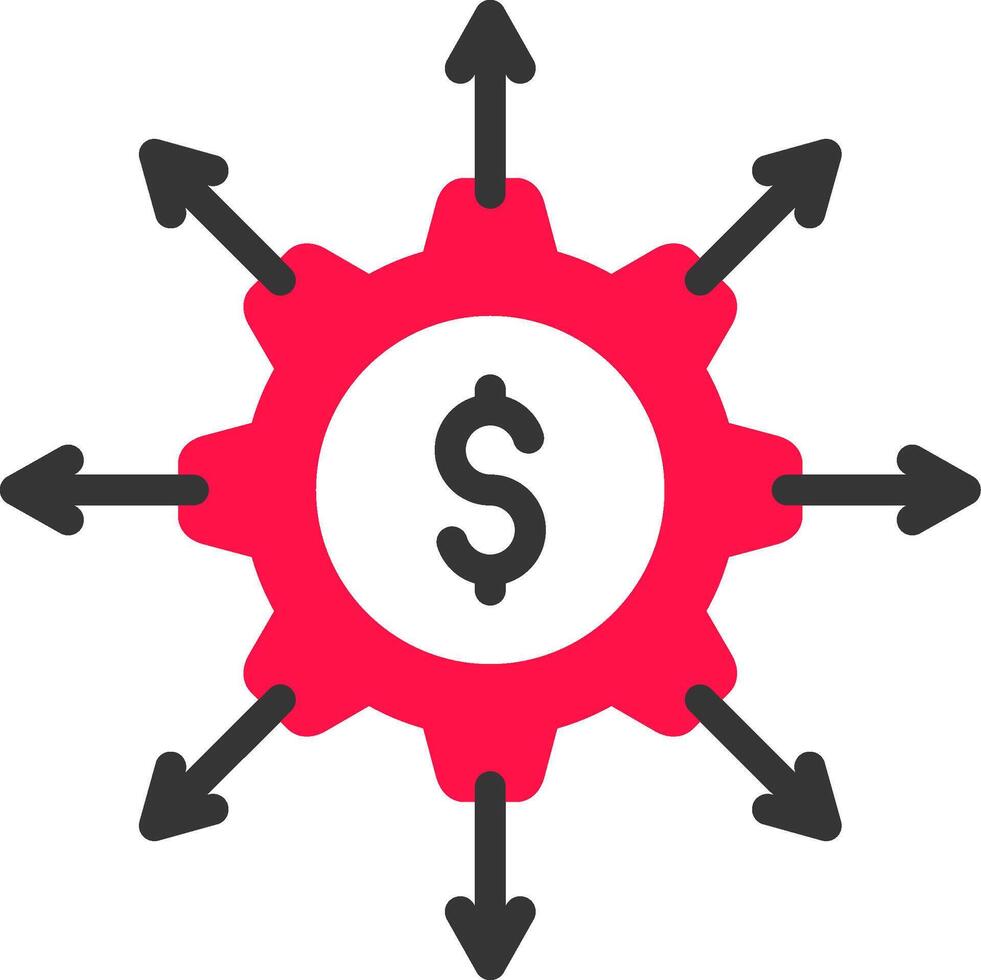 Crowdfunding Portal Creative Icon Design vector