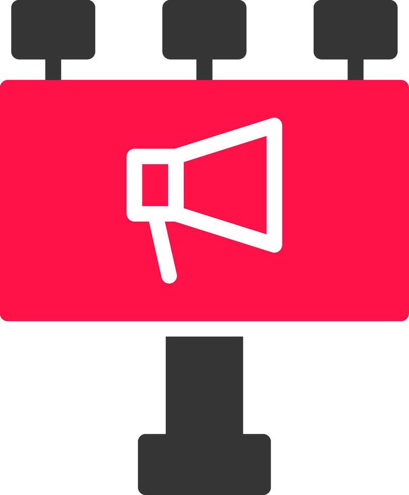 Billboard Creative Icon Design vector