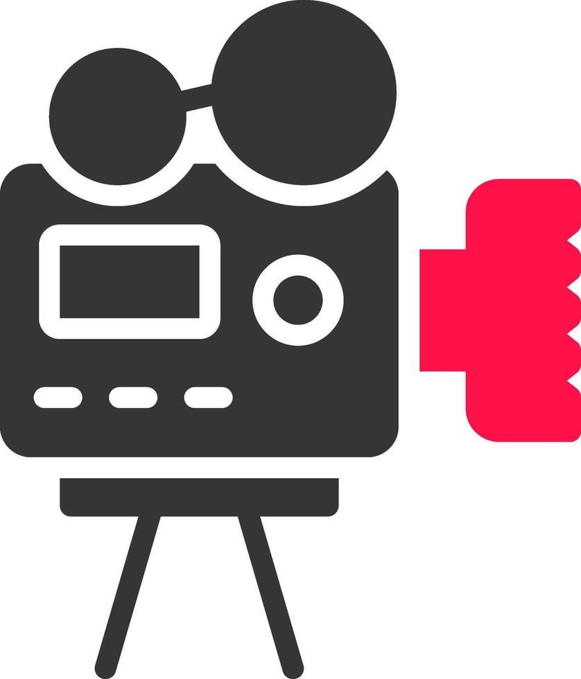 diseño de icono creativo de cámara de video vector