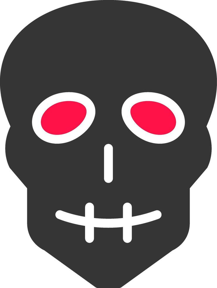 diseño de icono creativo de calavera vector