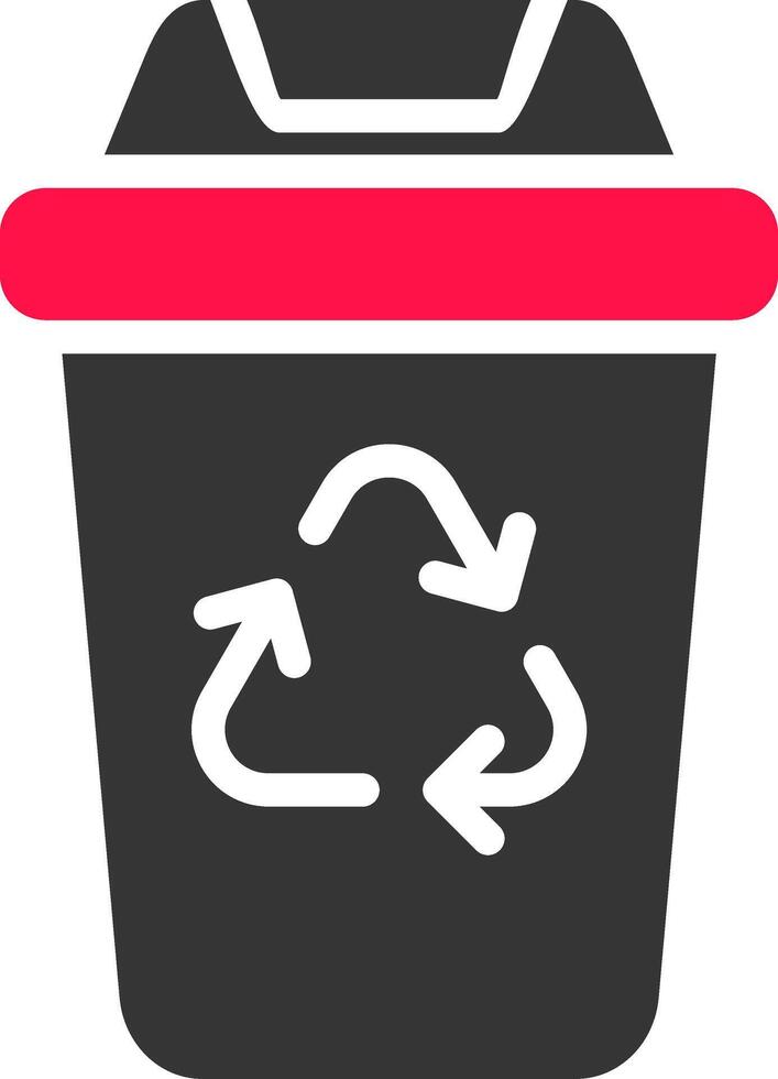 diseño de icono creativo de papelera de reciclaje vector