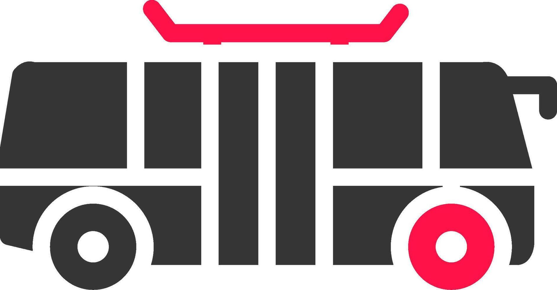 Bus Creative Icon Design vector