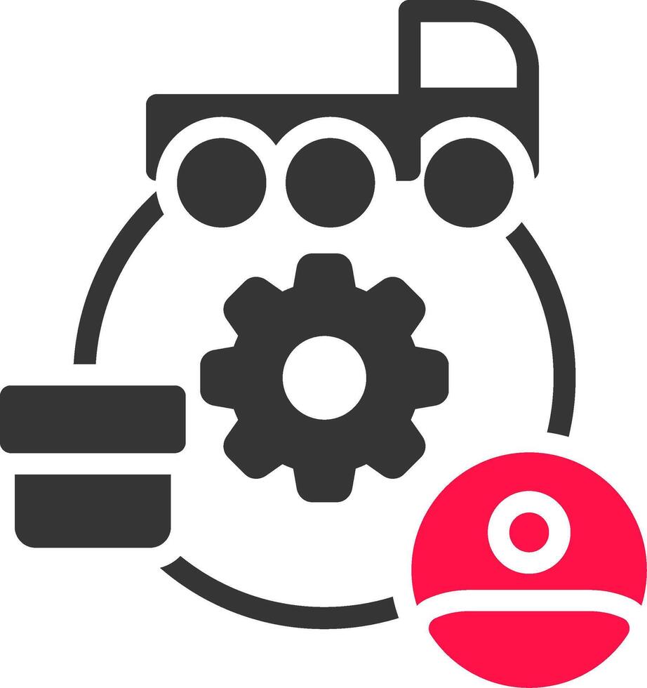 Supply Chain Creative Icon Design vector