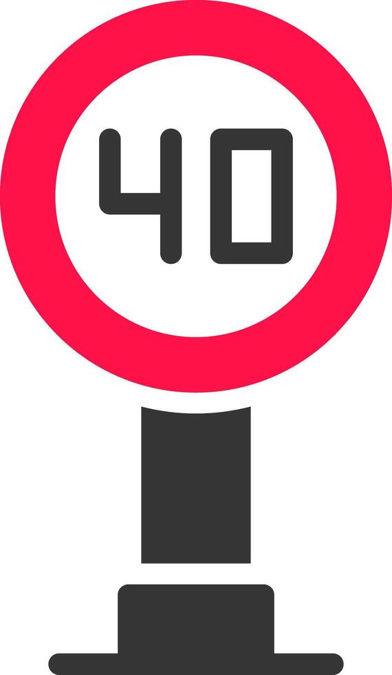 Speed Sign Creative Icon Design vector