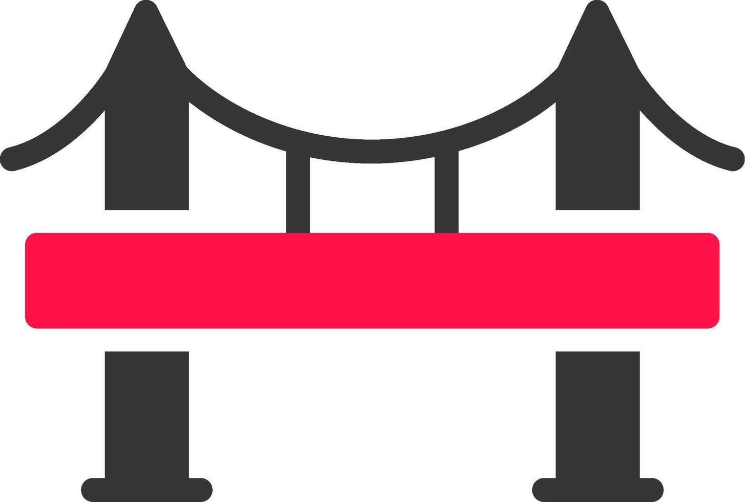 Bridge Creative Icon Design vector