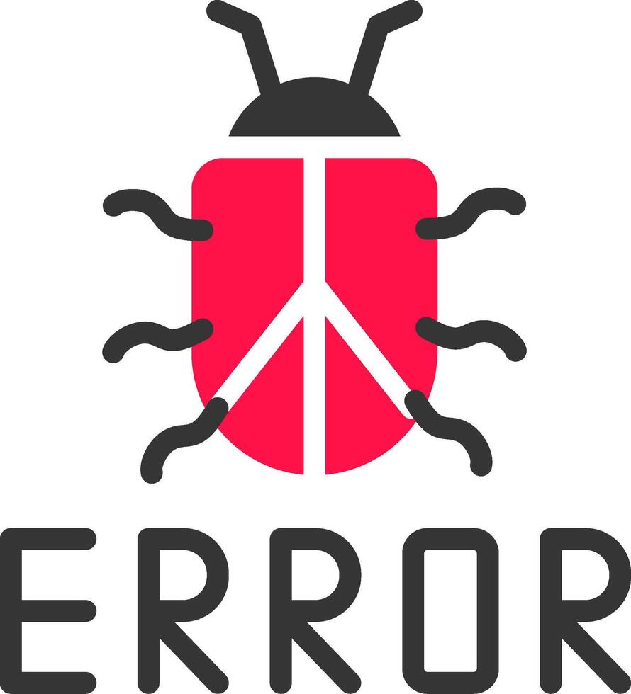 Bug Creative Icon Design vector