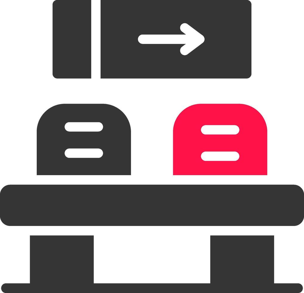 Waiting Room Creative Icon Design vector