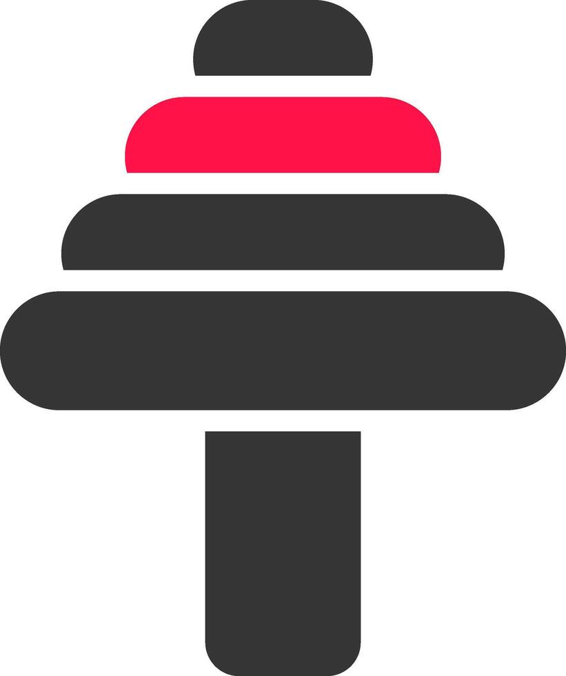 Edge Step Drill Creative Icon Design vector