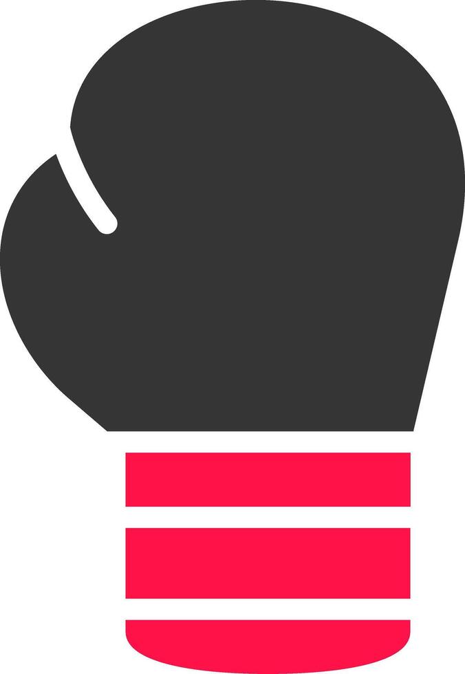 Boxing Glove Creative Icon Design vector