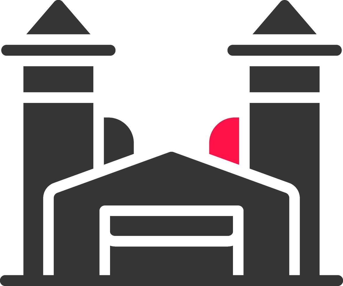 Factory Creative Icon Design vector