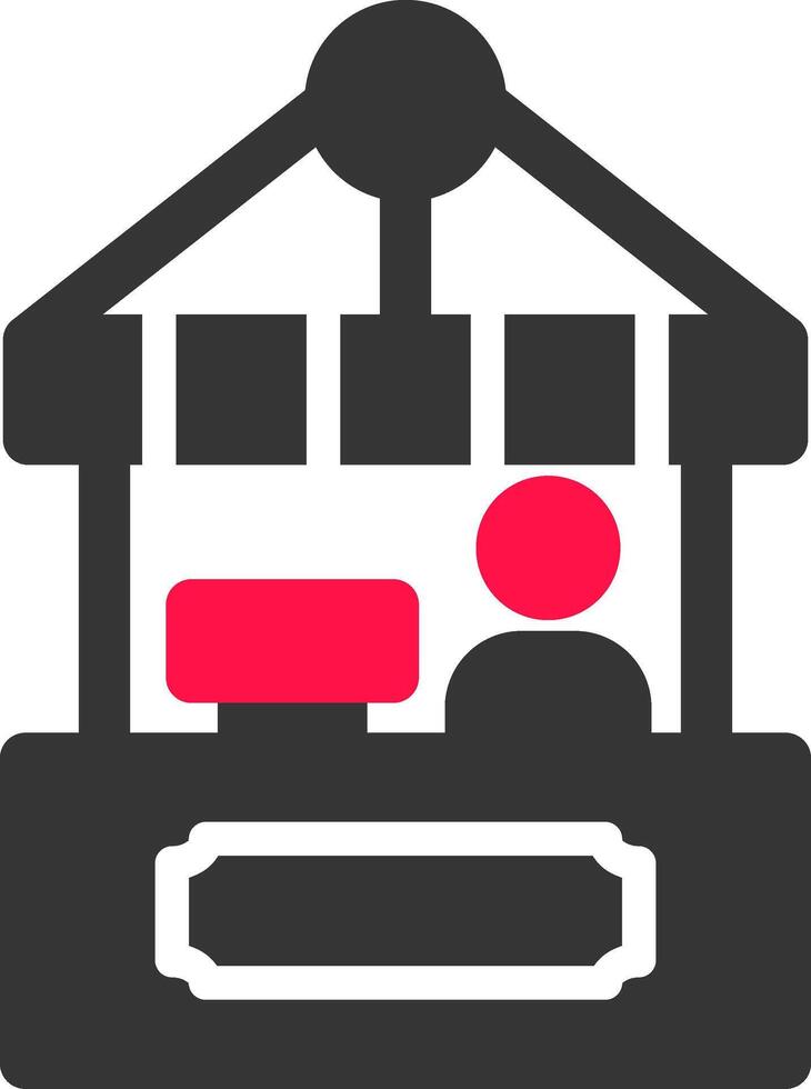 Ticket Office Creative Icon Design vector