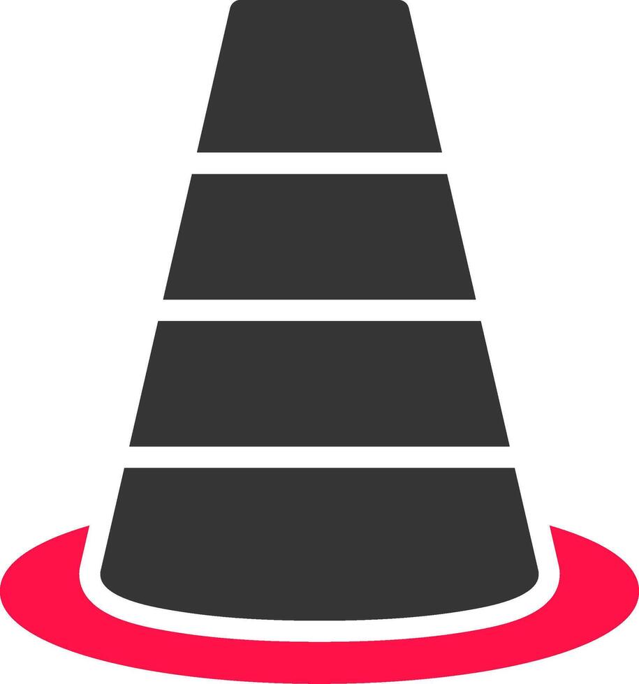 Traffic Cone Creative Icon Design vector