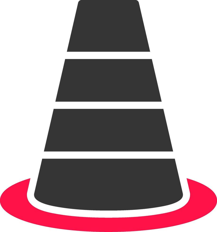 Traffic Cone Creative Icon Design vector