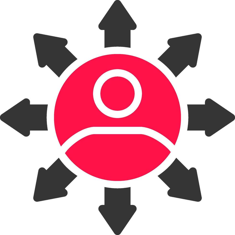 Influence Creative Icon Design vector