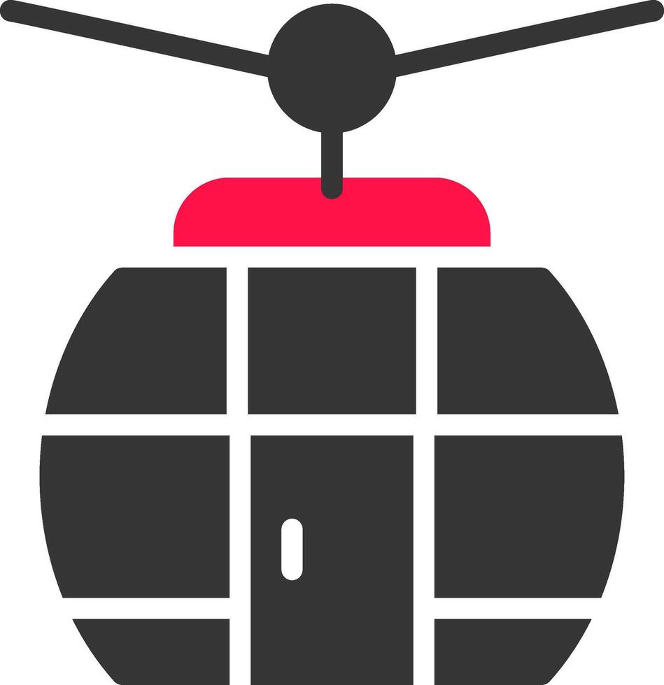 diseño de icono creativo de teleférico vector