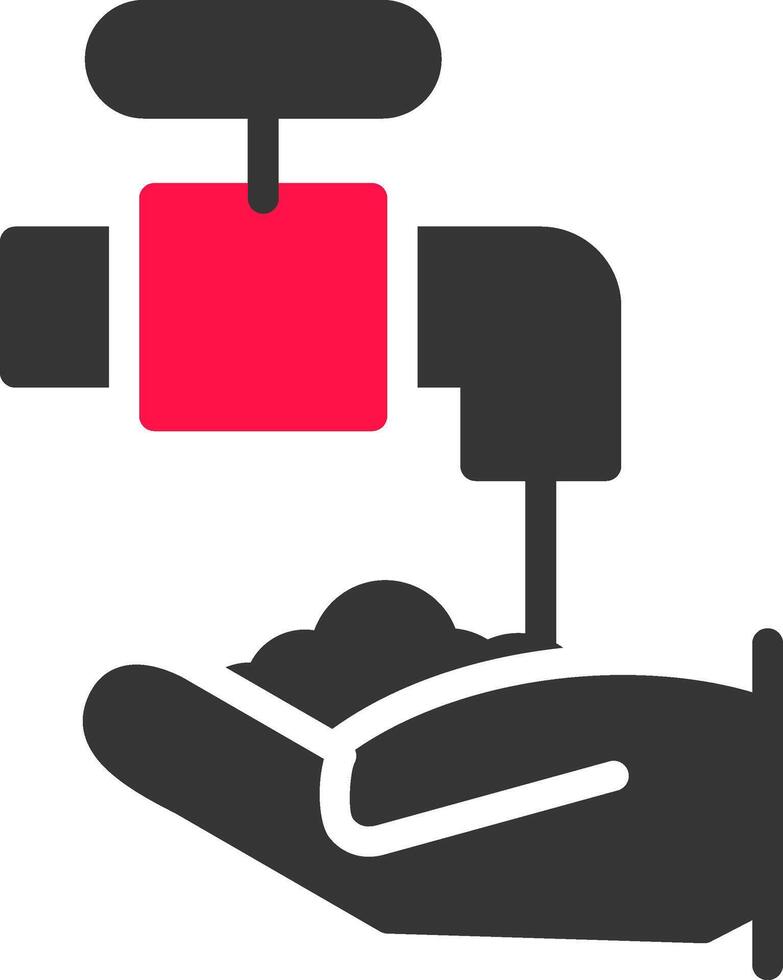Handwash Creative Icon Design vector