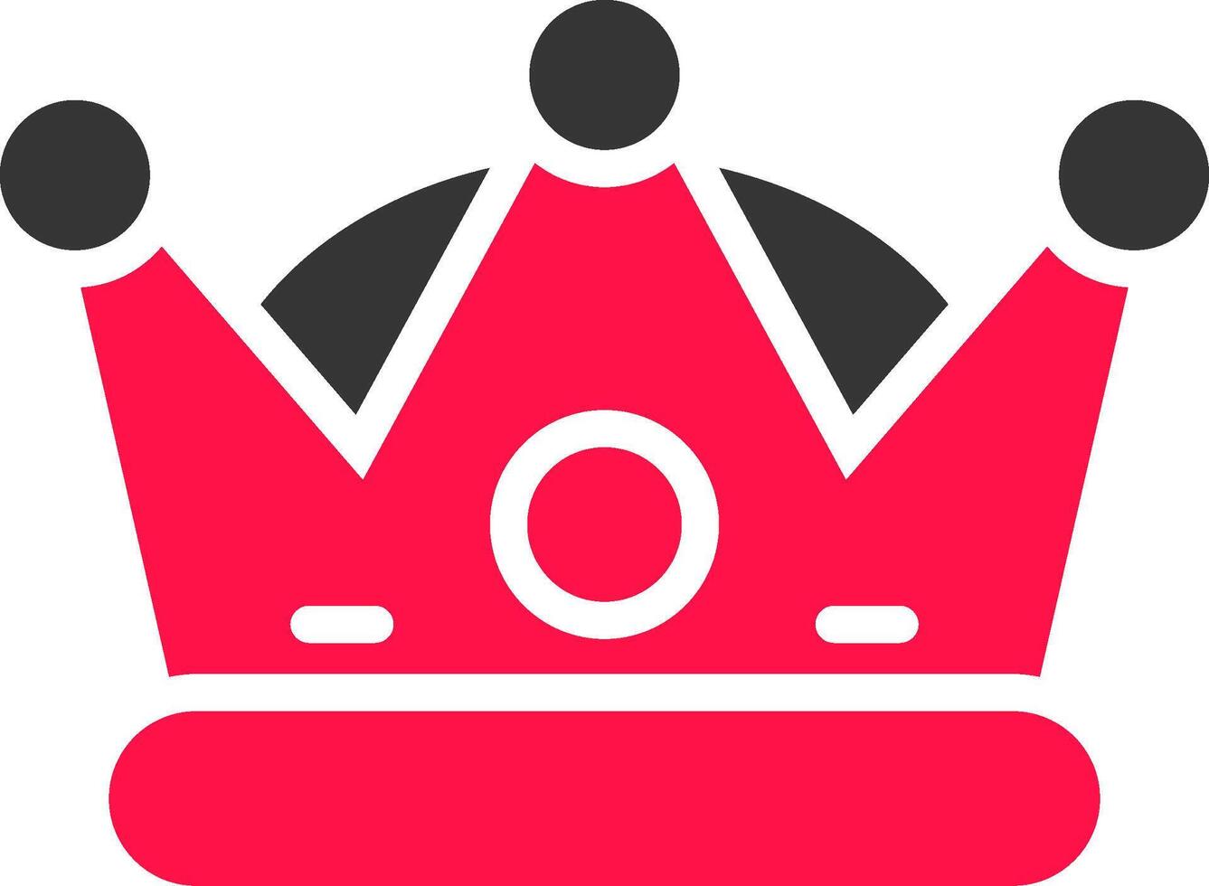 diseño de icono creativo de corona vector