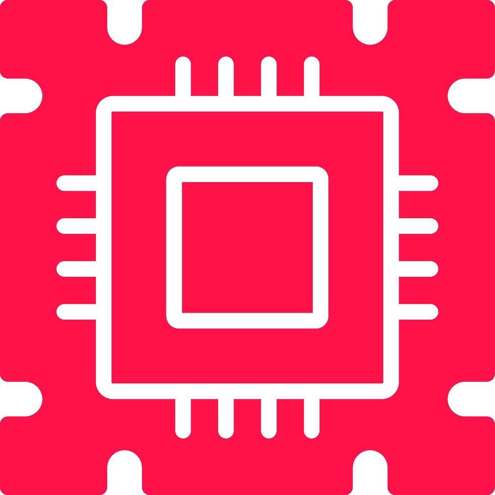 Processor Creative Icon Design vector