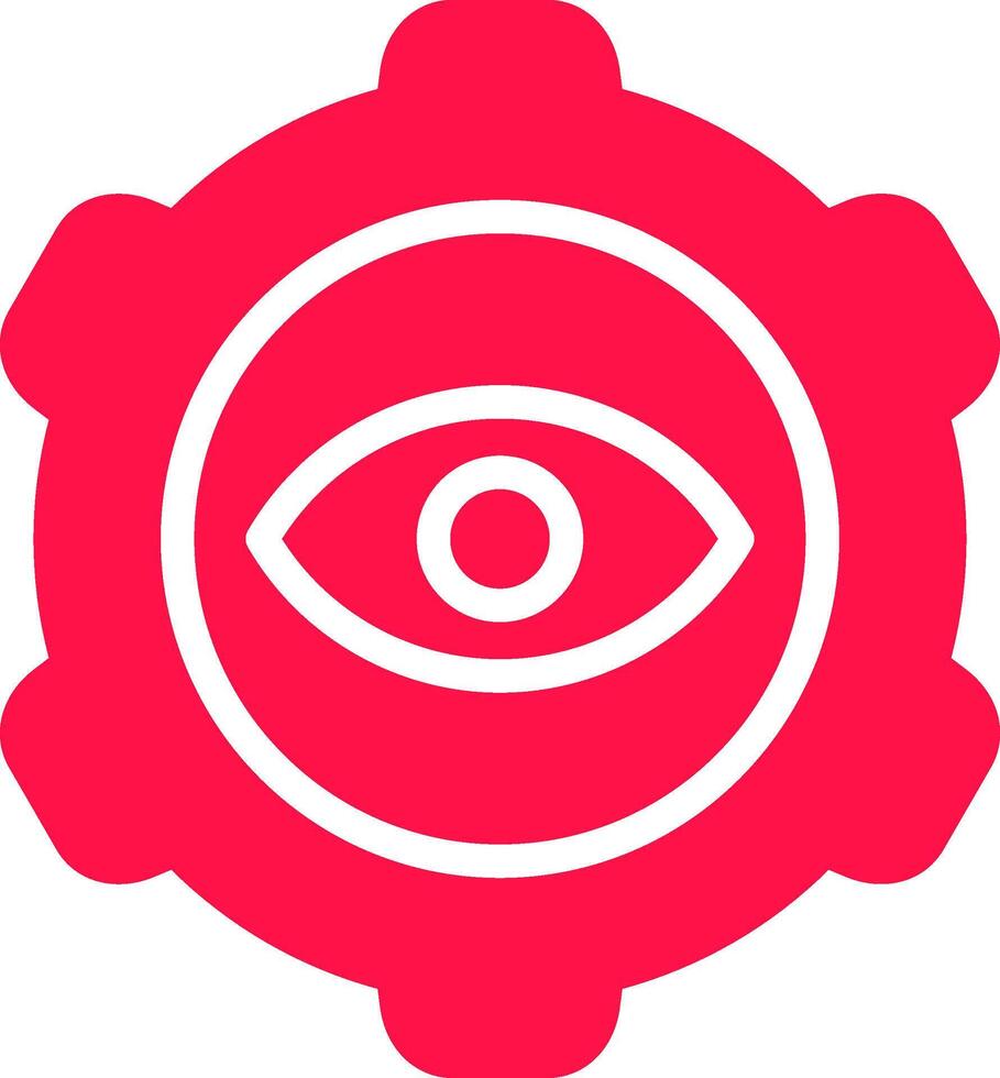 Eye Setting Creative Icon Design vector