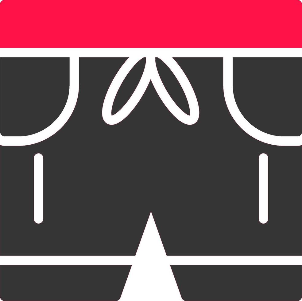 Shorts Creative Icon Design vector