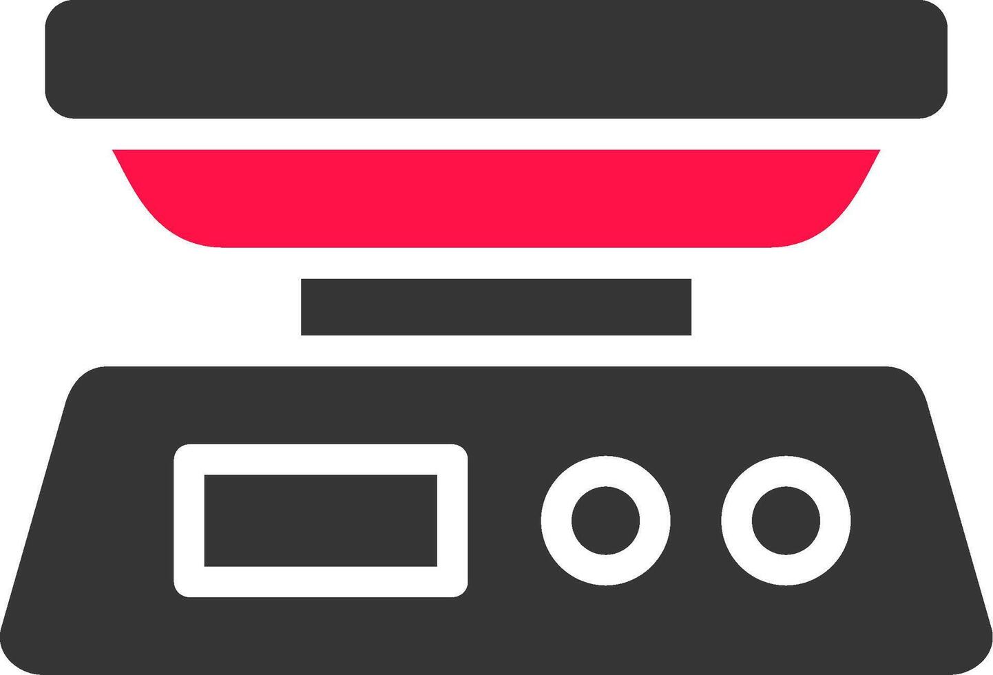 Food Scale Creative Icon Design vector