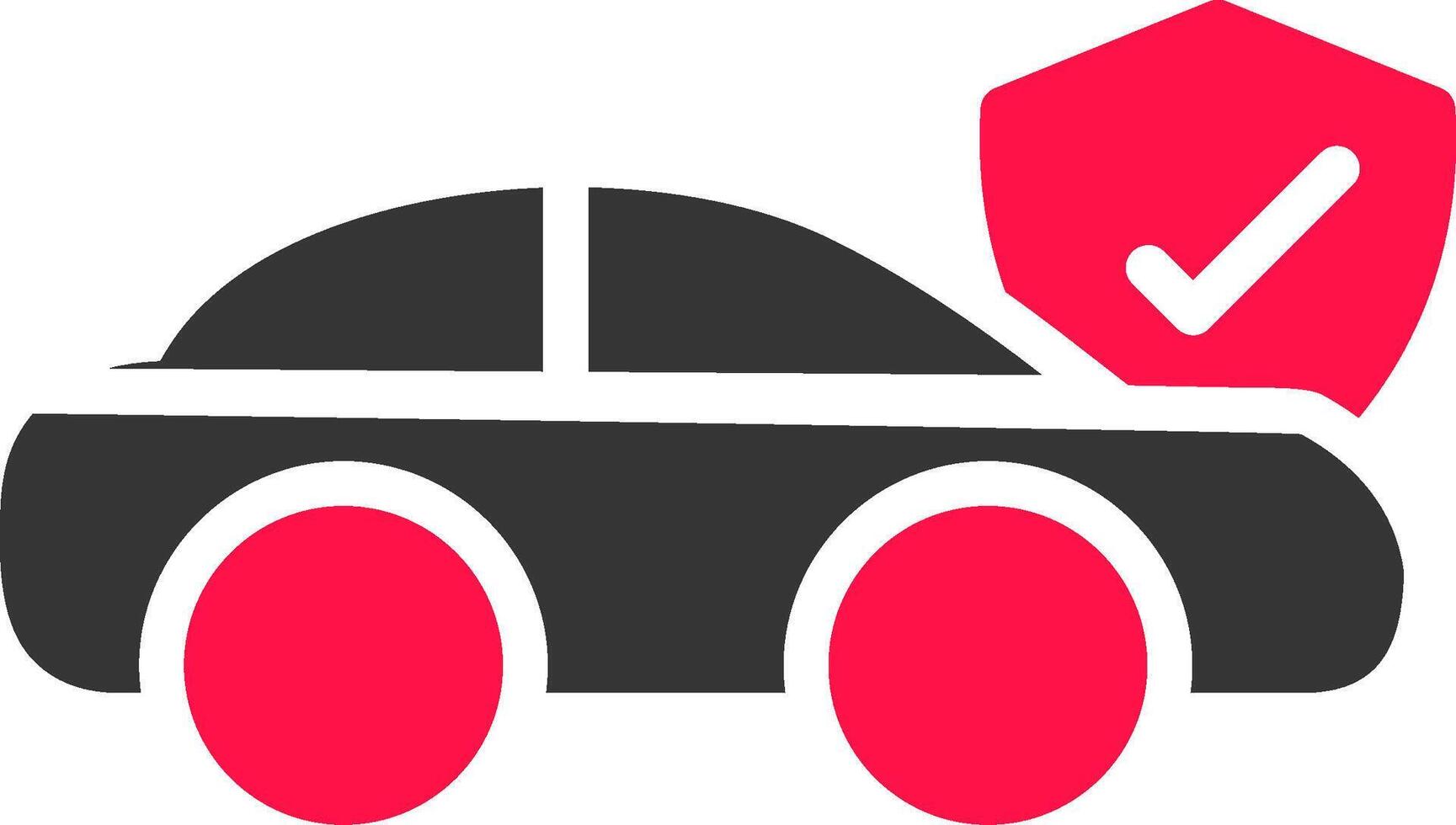 Car Insurance Creative Icon Design vector