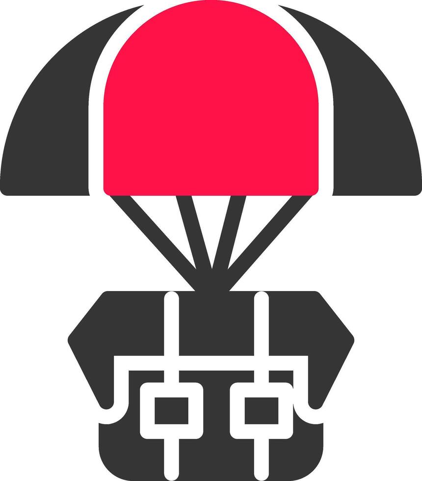 Airdrop Creative Icon Design vector