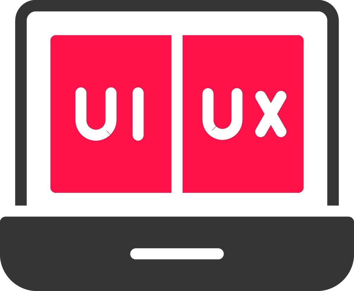 ui ux creativo icono diseño vector