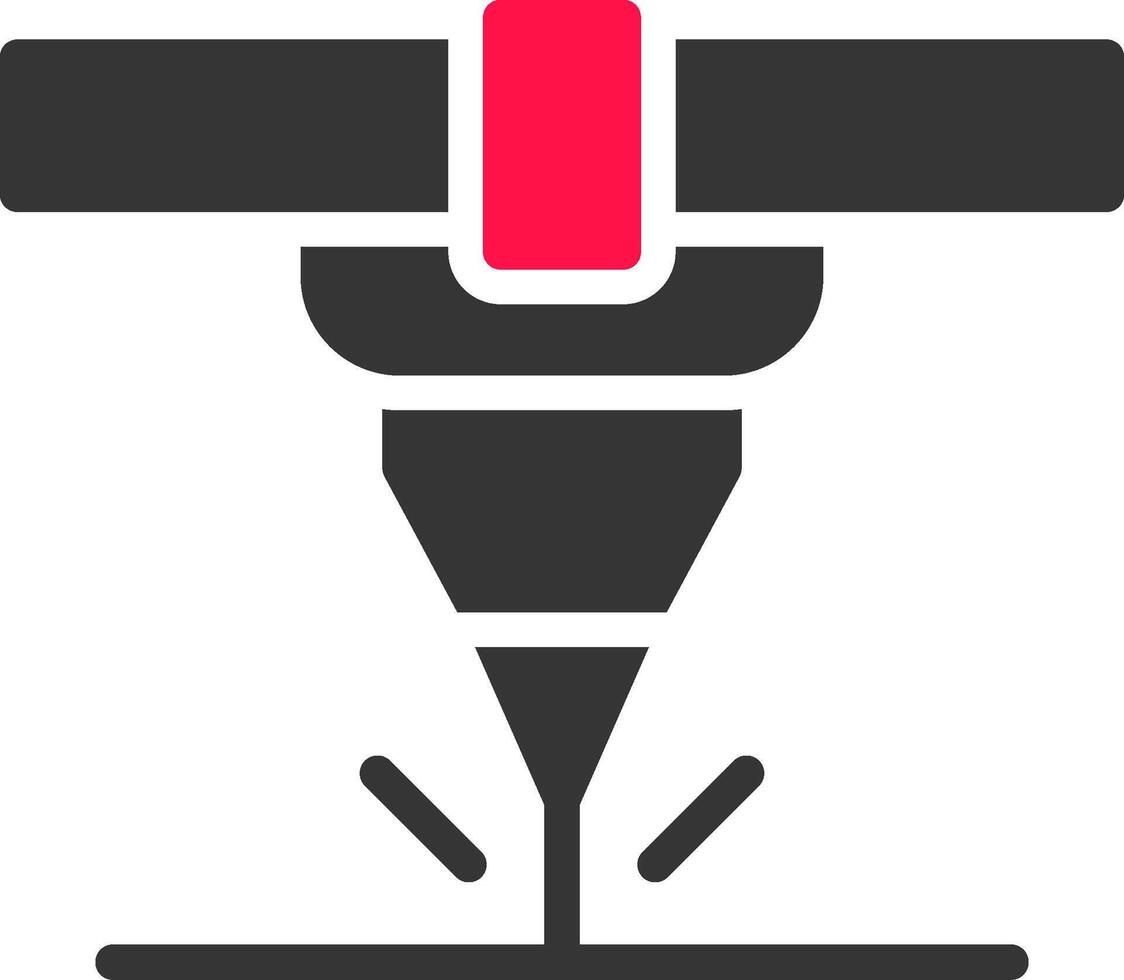 Laser Creative Icon Design vector