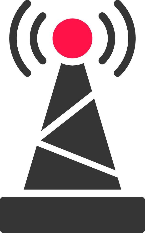 diseño de icono creativo de antena vector