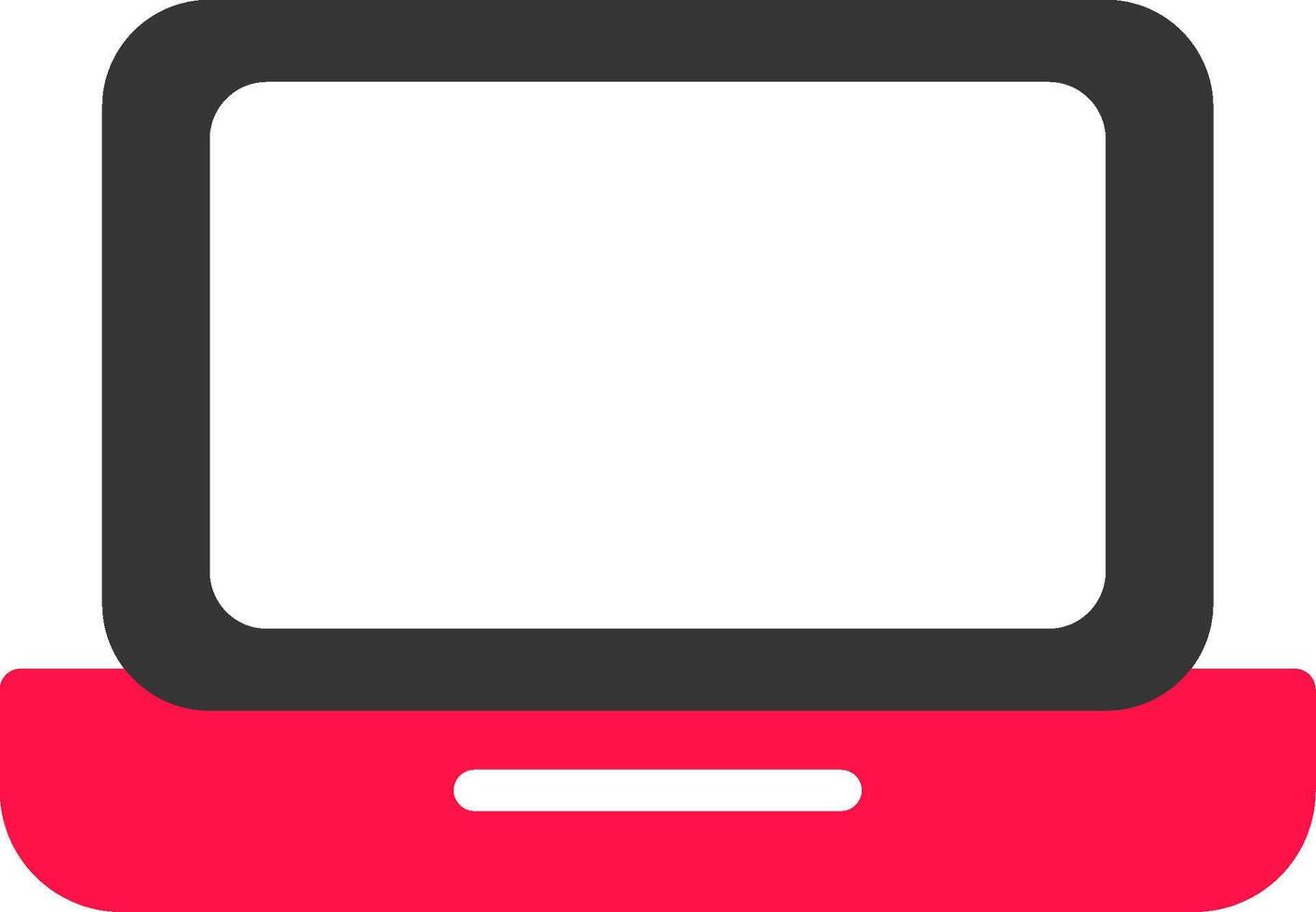 Glyph Red and Yellow Gradient vector