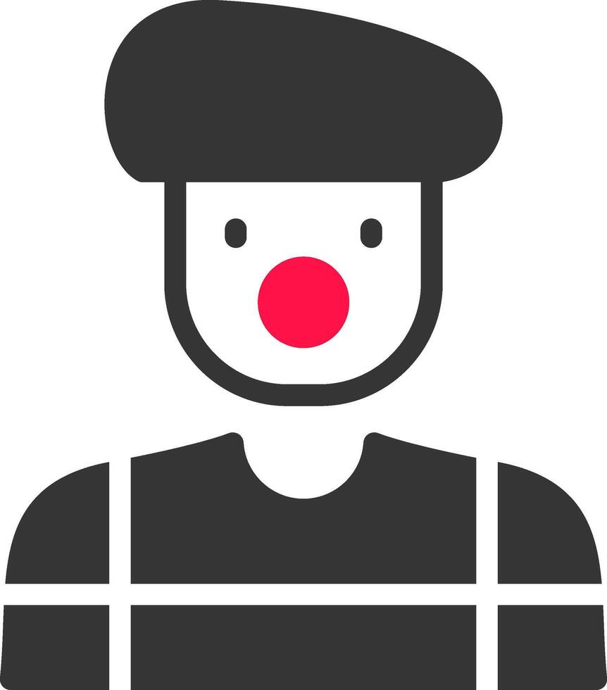 Mime Creative Icon Design vector