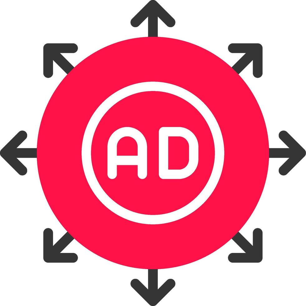 Advertising Submission Creative Icon Design vector