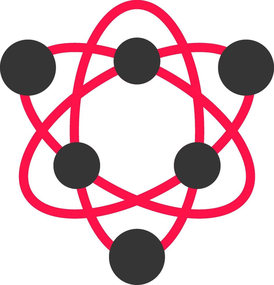 Atom Creative Icon Design vector