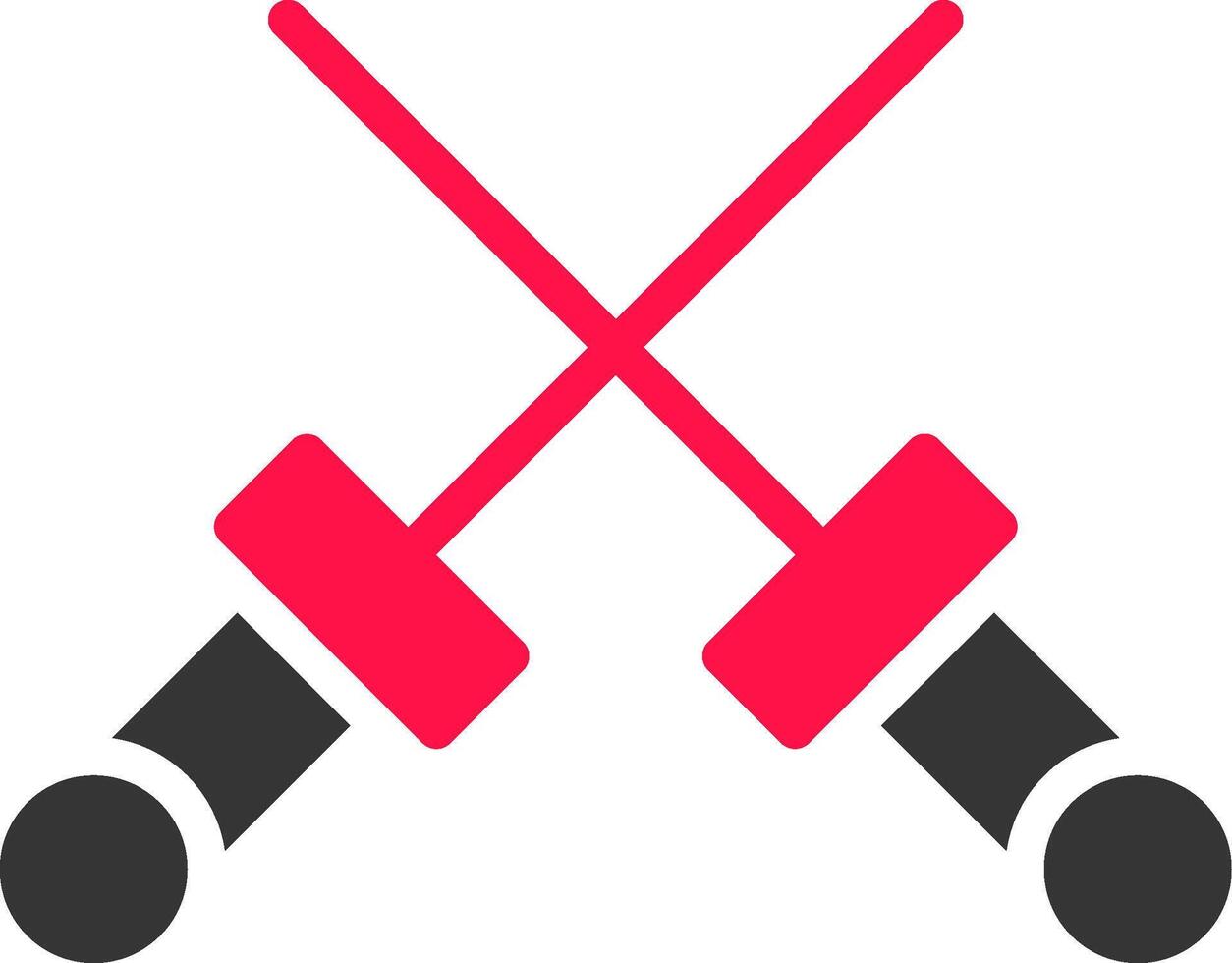 Fencing Creative Icon Design vector