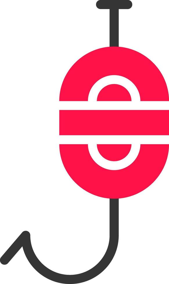 Bait Fishing Creative Icon Design vector