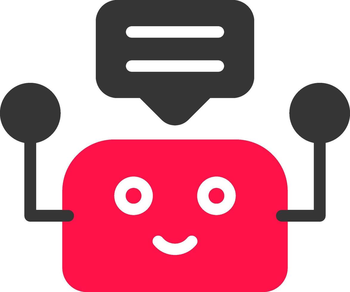 Chatbot Creative Icon Design vector