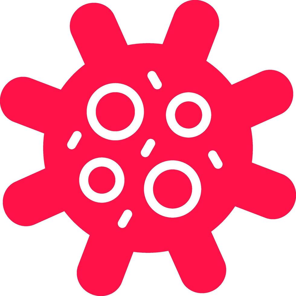 Glyph Red and Yellow Gradient vector